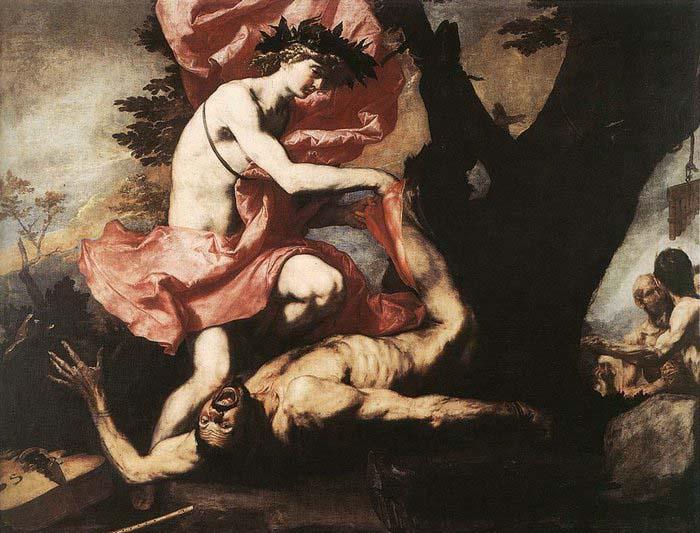 Jusepe de Ribera Apollo Flaying Marsyas oil painting image
